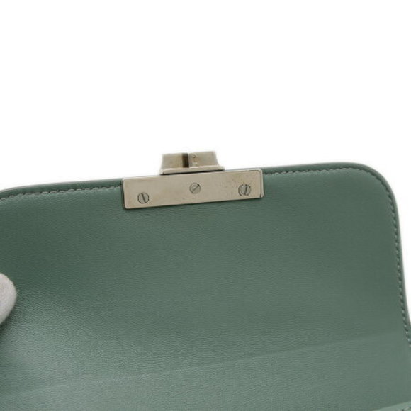 Celine Teen Triomphe Shoulder Bag Calfskin Celadon - Picture 5 of 7